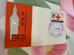 Hong Kong Stamp 1966 British Week FDC Rare - Covers & Documents