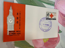 Hong Kong Stamp 1966 British Week FDC Rare - Briefe U. Dokumente
