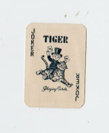 JOKER JOLLY  CARTA DA GIOCO Tiger Vintage 4 X 5,7 Cm - Cartes à Jouer Classiques