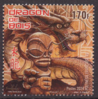 Polynésie Française 2024 - Nouvel An Chinois, Année Du Dragon - 1 Val Neufs // Mnh - Neufs