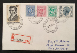 Sterstempel Bestellershalte CHEVETOGNE/SON MONASTERE ORIENTAL 9/1/1975 Op Recommande - Cachets à étoiles