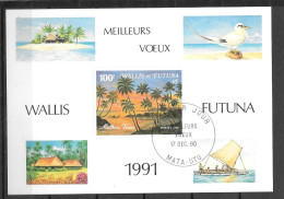 1990 - 404 A - Meilleurs Voeux - 13 - Maximumkarten