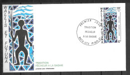 1991 - 409 - Le Pêcheur à La Sagaïe - 13 - FDC