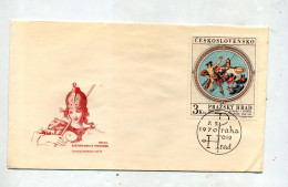 Lettre Cachet Prague  Sur Tableau Spranger - Lettres & Documents