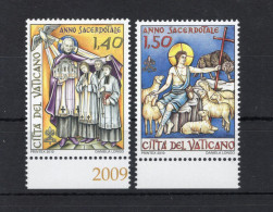 2010 VATICANO SET MNH ** 1527/1528 Anno Sacerdotale Nel 150° Ann. Morte Giovanni Maria Vianney - Unused Stamps