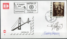 Martin Mörck. Denmark 2000. Events Of The 20th Century. Michel 1236 On Cover. Special Cancel.. Signed. - Lettres & Documents