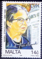 Mabel Strickland,  Journalist, Europa, Signature, Malta 1996 MNH - 1996