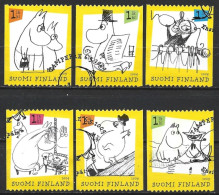 Finland 2009. Scott #1338a-f (U) Moomins  (Complete Set) - Usati