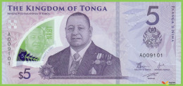 Voyo TONGA 5 Pa’anga ND(2023) P51 B226a A00 UNC Polymer - Tonga