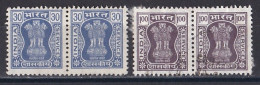 Inde  - Timbre De Service  Y&T N°  59  Et  62  En Paire Oblitérée - Official Stamps