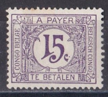 Congo Belge  Taxe   N°   68  Neuf * - Neufs