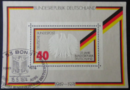 Germany - 1974 - Mi.Bl. 10 O - Look Scan - 1959-1980