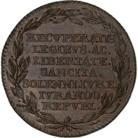 États Belgiques Unis, Jeton, Retour De La Liberté, 1790, Bronze, SPL, F:14171 - Sonstige & Ohne Zuordnung