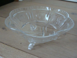 Coupe Tripode En Cristal Vintage - Glas & Kristall