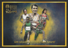 Portugal Carte Entier Postal Voyagé 2022 Fédération Athlétisme Athlètes Olympiques Pichardo Tokyo Athletics Stationery - Eté 2020 : Tokyo