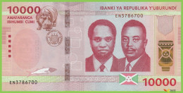 Voyo BURUNDI 10000 Francs 2022(2023) P59 B245a EN UNC - Burundi