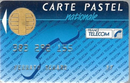 CARTE²° PUCE-BULL B-FRANCE TELECOM-PASTEL-NATIONALE- V°LE 10 / En Bas France Telecom Segur-75700-Paris-TBE -  Schede Di Tipo Pastel   