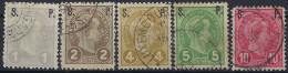 Luxembourg - Luxemburg - Timbres - 1895   Adolphe Profil   S.P.  Satz   °   VC 50,- - 1895 Adolfo Di Profilo