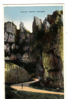 DB01. Vintage Postcard. Castle Rock Cheddar. - Cheddar