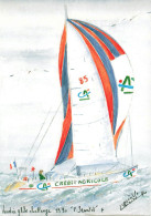 CPSM Vendée Globe Challenge-Jeantot-Voile-Timbre     L2828 - Sailing