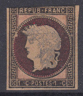 FRANCE 1876 ESSAI PROJET GAIFFE 1c CADRE ROSE & NOIR EFFIGIE GRISE NEUF - A VOIR - Proefdrukken, , Niet-uitgegeven, Experimentele Vignetten