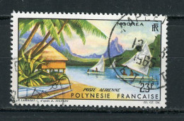 POLYNESIE - PAYSAGE - POSTE AERIENNE - N° Yt  9 Obli. - Used Stamps