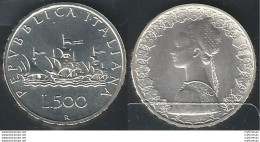 1994 Italia Lire 500 Caravelle Argento FDC - Other & Unclassified