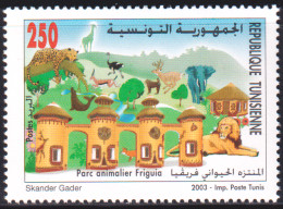 2003-Tunisie / Y&T 1484 - Les Parcs En Tunisie Faune ; Parc Animalier Frigua, 1V / MNH***** - Gibier