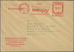 Allemagne 1935 EMA, Empreinte De Machine à Affranchir. Shell, Pour Tout Conducteur, Service De Voyage - Aardolie