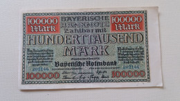 1 Billet De 1923  De 100000 Mark - Collezioni