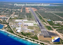 Bonaire Kralendijk Flamingo International Airport New Postcard - Bonaire