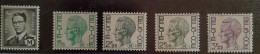 België : Militaire Zegels :  M 1 à 4  : Yv 1,15 - Stamps [M]