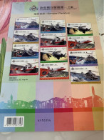 Hong Kong Stamp MNH Sheet Helicopters 2019 - Brieven En Documenten