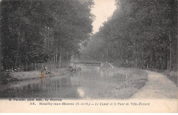 93 - NEUILLY SUR MARNE - SAN28622 - Le Canal Et Le Pont De Ville Evrard - Neuilly Sur Marne