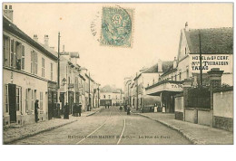 93.NEUILLY SUR MARNE.n°78.LA RUE DE PARIS.HOTEL DU Gd CERF.Mson THIBAUDIN - Neuilly Sur Marne