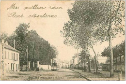 93.NEUILLY SUR MARNE.L'ENTREE DU PAYS.TRAMWAY.PLIE - Neuilly Sur Marne