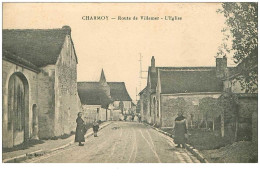 89.CHARMOY.n°20201.ROUTE DE VILLEMER.L'EGLISE - Charmoy