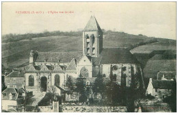 95.VETHEUIL.n°20111.L'EGLISE VUE DE COTE - Vetheuil