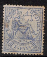 ESPAGNE          1874  N° 143  Neuf Sans Gomme      20%  De La Cote - Unused Stamps