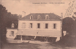 56 LANGONNET   PLOURAY   HOTEL TOURNE-BRIDE     TB PLAN.    Env.1930.    RARE - Gourin