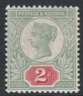 GB Scott 113 - SG200, 1887 Jubilee 2d MH* - Unused Stamps