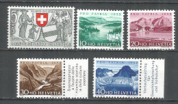 Switzerland 1952 Mint Stamps MNH(**)  Mi.# 570-574 - Neufs