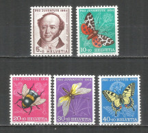 Switzerland 1954 Mint Stamps MNH(**)  Mi.# 602-606 - Neufs