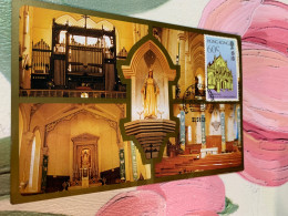 Hong Kong Stamp Roman Cathedral Church Card - Gebruikt