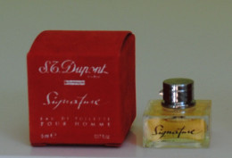 Miniature SIGNATURE POUR HOMME De S.T. DUPONT ( France ) - Mignon Di Profumo Uomo (con Box)