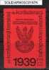 POLAND SOLIDARNOSC KPN 1989 - 1939 POLISH SEPTEMBER RED PROOF (SOLID0167K/0464C) - Solidarnosc Labels