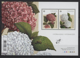 Canada - 2016 Hydrangeas Block MNH__(TH-24611) - Blocs-feuillets