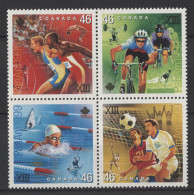 Canada - 1999 Pan American Sports Games Block Of Four MNH__(TH-24903) - Blokken & Velletjes