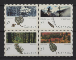 Canada - 1990 Forests Of Canada Block Of Four MNH__(TH-25173) - Blokken & Velletjes