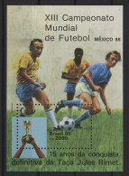 Brazil - 1985 Soccer World Cup Block MNH__(TH-27803) - Blocks & Sheetlets